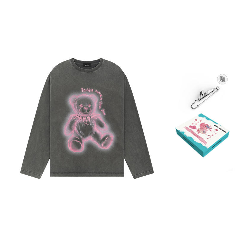 WE11DONE WE11DONE Teddy graphic T shirt