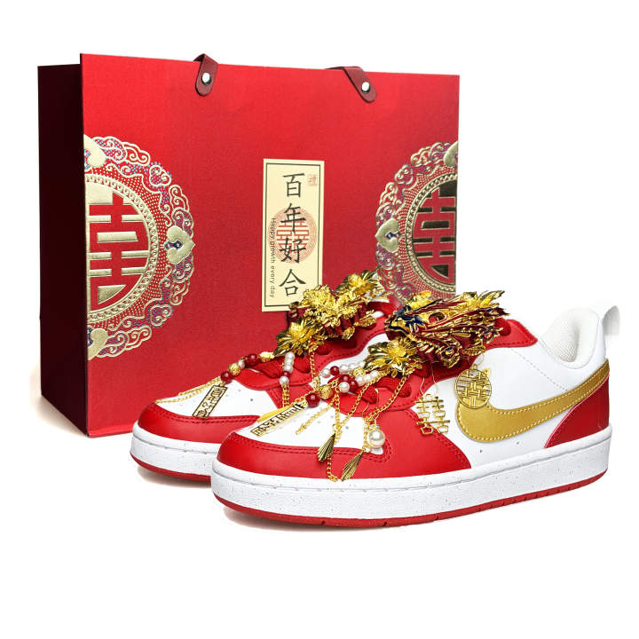 Nike Nike Court Borough A Match Made In Heaven Leather Low top Skateboard Shoes