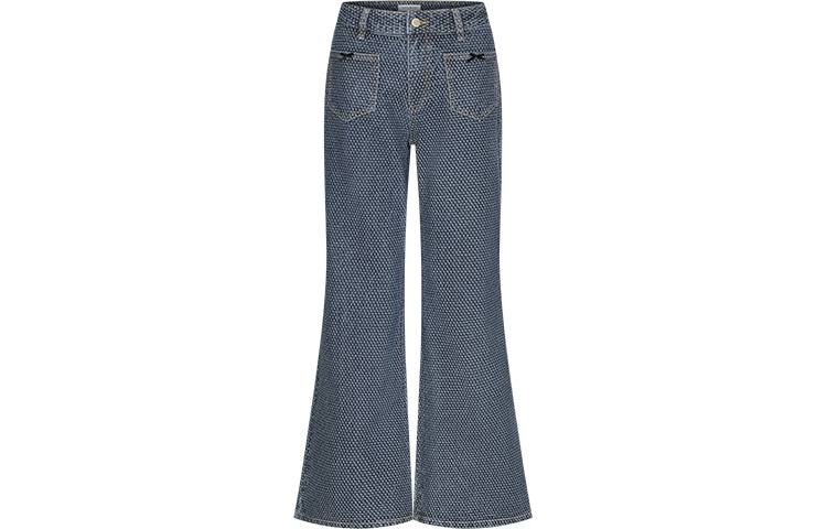 URBAN REVIVO Jeans Women's Blue Moderate Flared Pants