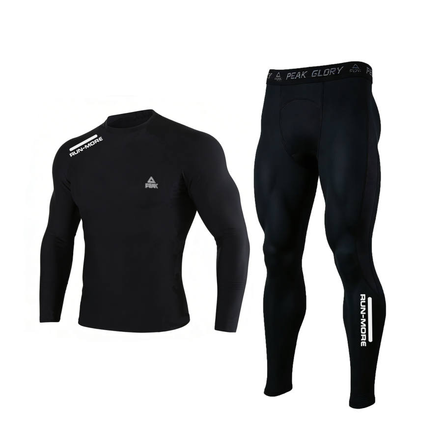 PEAK PEAK Fitness Sets Men's Crew Neck Moderate