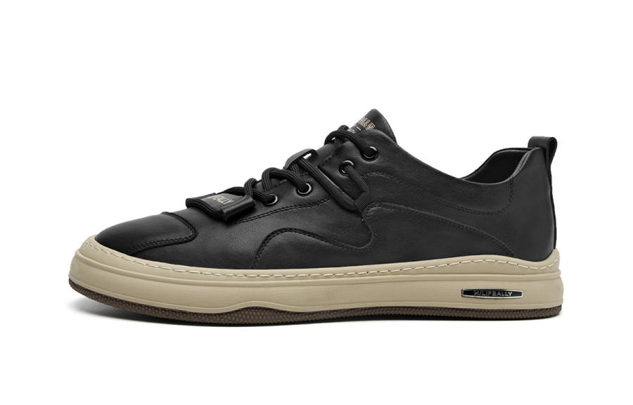 HLA Synthetic Leather, Split Cow Leather Low top Skateboard Shoes Men's