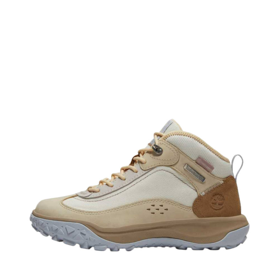 Timberland Motion 7 Leather Cushioning Support Cushioning Support Mid top Mountaineering & Hiking Shoes Women's