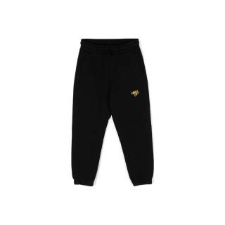 OFF-WHITE OFF WHITE Knitted Sweatpants, Regular Fit Black Kids'