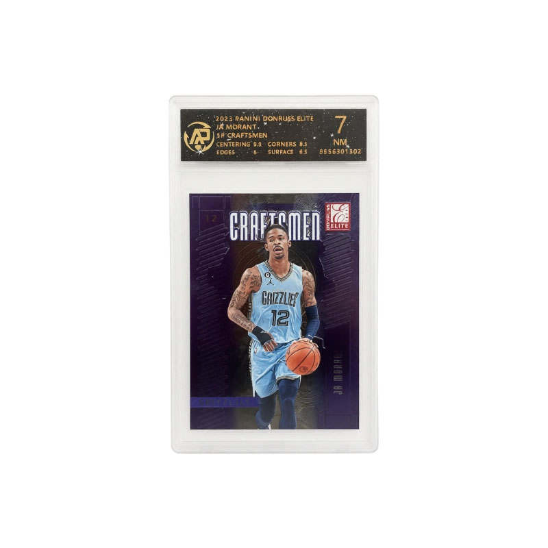 PANINI DONRUSS ELITE Ja Morant, The Grizzlies' Big Man, Elite Purple Edition Graded Cards 1 Pc