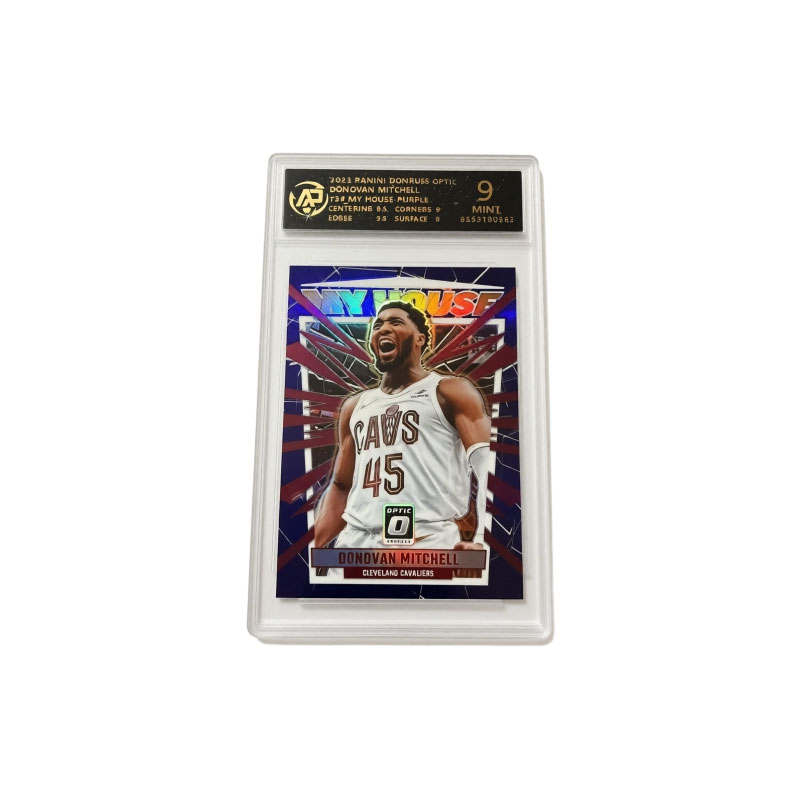 PANINI Donruss Optic Knights, Donovan, Mitchell, Blue Purple Fold, Victory's Roar, High Score Graded Cards 1 Pc