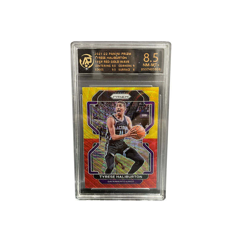 Topps PRIZM Haliburton, The Old Man Of The Walkers, Golden Red Refringence Graded Cards 1 Pc