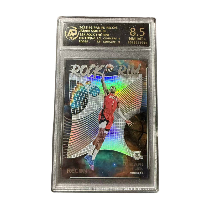 PANINI RECON Rockets, Small Jabari Smith, Silver Slam Dunk, High Score Card, Rare Card Graded Cards 1 Pc