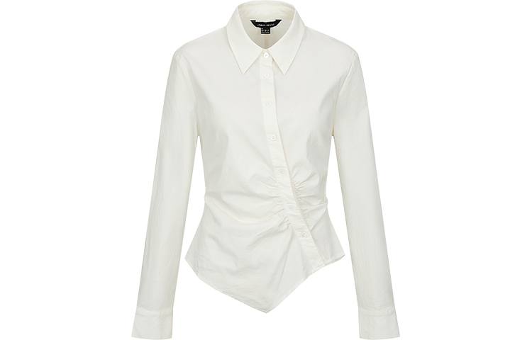 URBAN REVIVO Shirts Women's Lapel Moderate Shirt