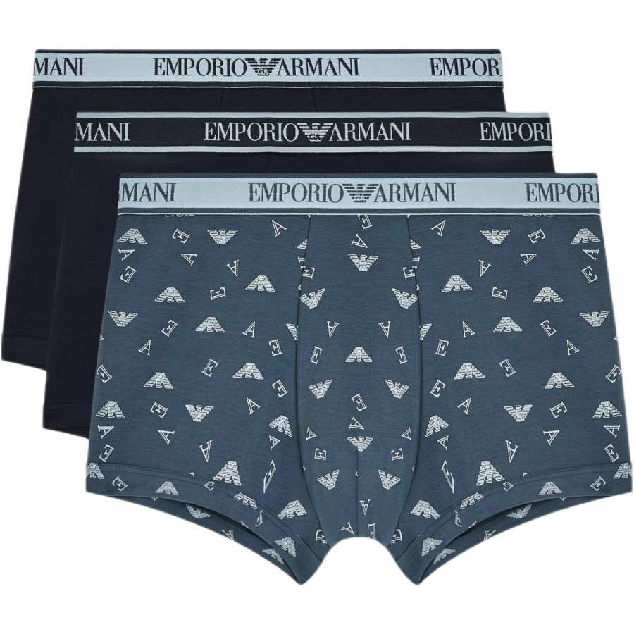 EMPORIO ARMANI EA7 SS26 Boxer Briefs Men's 3 Pack
