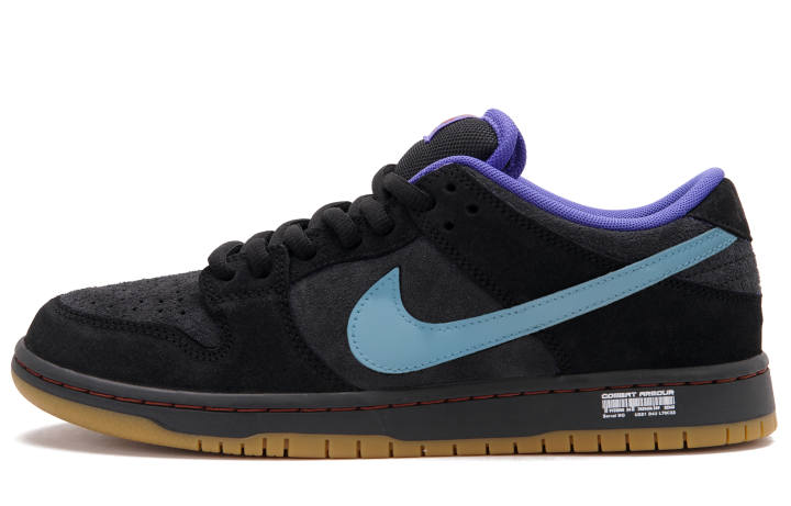 Nike Nike Dunk SB Black Hole C Abrasion Resistant Low top Skateboard Shoes Unisex Black Blue