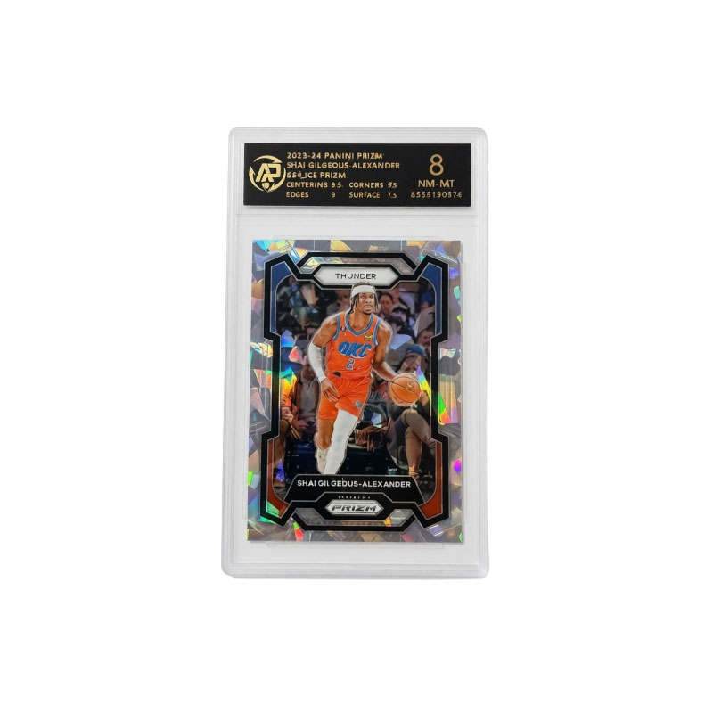 PANINI PANINI Prizm Thunder, Alexander SGA Silver Ice Shatter, Classic Dribbling Selection, High Score Graded Cards 1 Pc