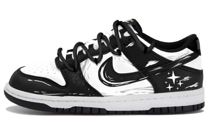 Nike Nike Dunk Low top Skateboard Shoes Black Teenagers
