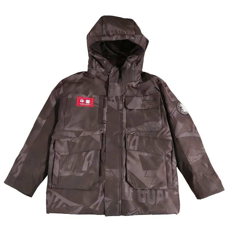 PEAK PEAK Kids Down Jackets Hooded Moderate