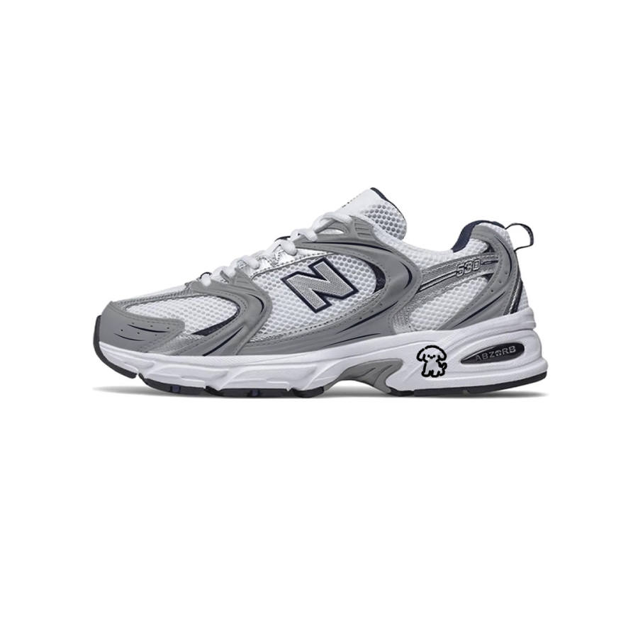 New Balance New Balance NB 530 Synthetic Leather Abrasion Resistant Low top Running Shoes Unisex Gray D Width