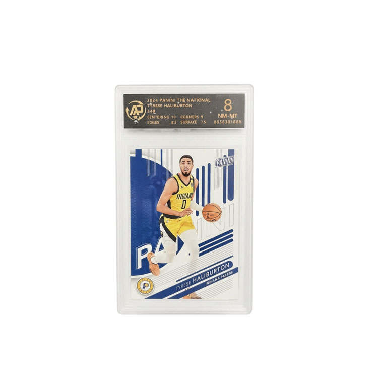 PANINI THE NATIONAL Haliburton, The King Of The Warriors, Klay Thompson Graded Cards 1 Pc