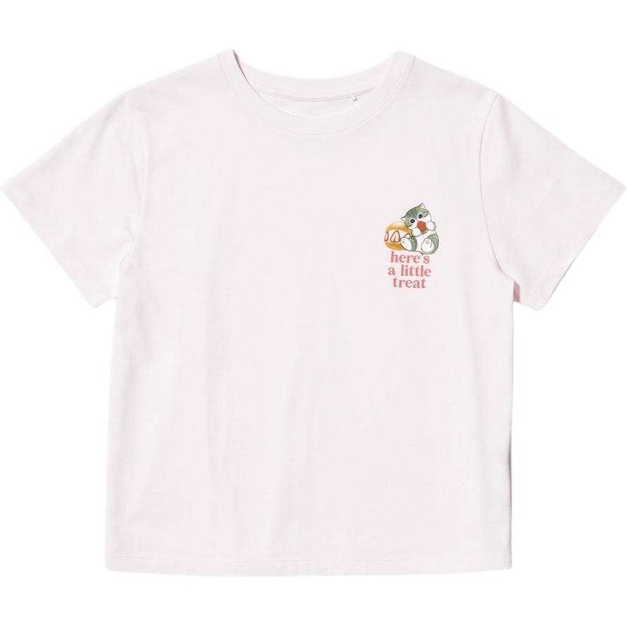 UNIQLO SS26 T Shirts Women's Pastel Pink Crew Neck