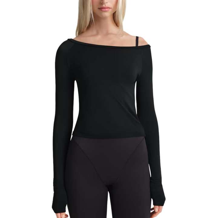 Nike NikeSKIMS Stretch Knit Women's Off-Shoulder Long-Sleeve Top