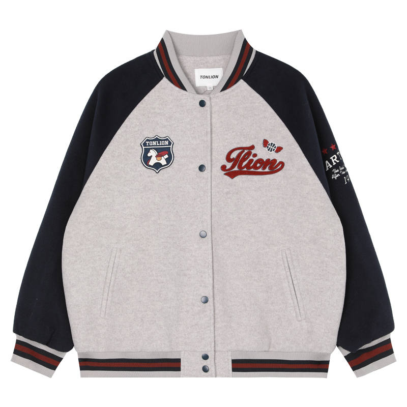 Tonlion Baseball Jacket Coat Women's 130422132701