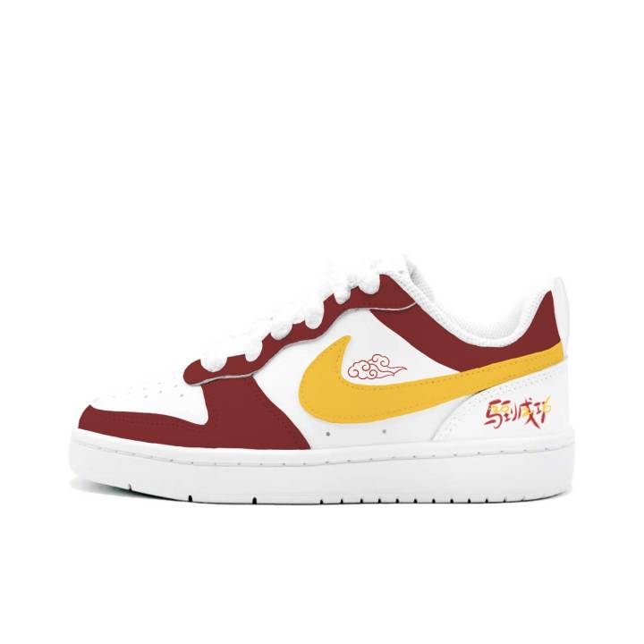 Nike Nike Court Borough 2 Immediate Success, Kung Fu Rabbit Leather Cushioning Abrasion Resistant Slip Resistant