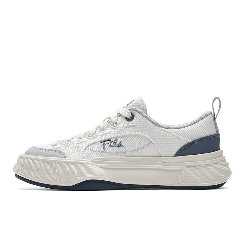FILA FOSSO 1+ Low top Canvas Shoes Men's Fragrant Snow White/Nightfall Gray