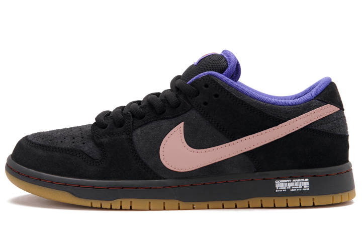 Nike Nike Dunk SB Black Hole B Abrasion Resistant Low top Skateboard Shoes Unisex Black Pink