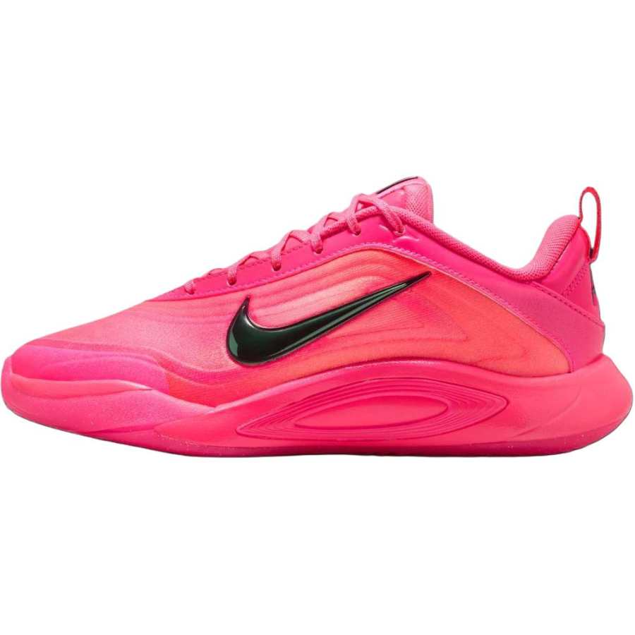 Nike Nike A'One Slip Resistant Low top Children's Basketball Shoes Bright Pink Kids'