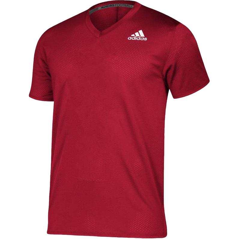 Adidas Adidas T Shirts Men's Red V Neck