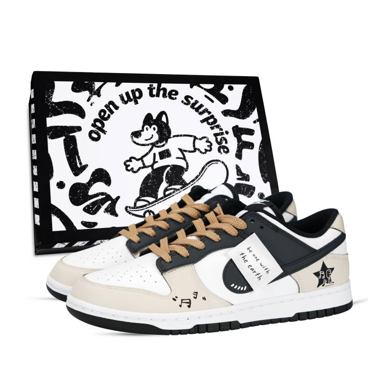Nike Nike Dunk Black White, Stars Macbee Slip Resistant Abrasion Resistant Slip Resistant Abrasion Resistant Low top