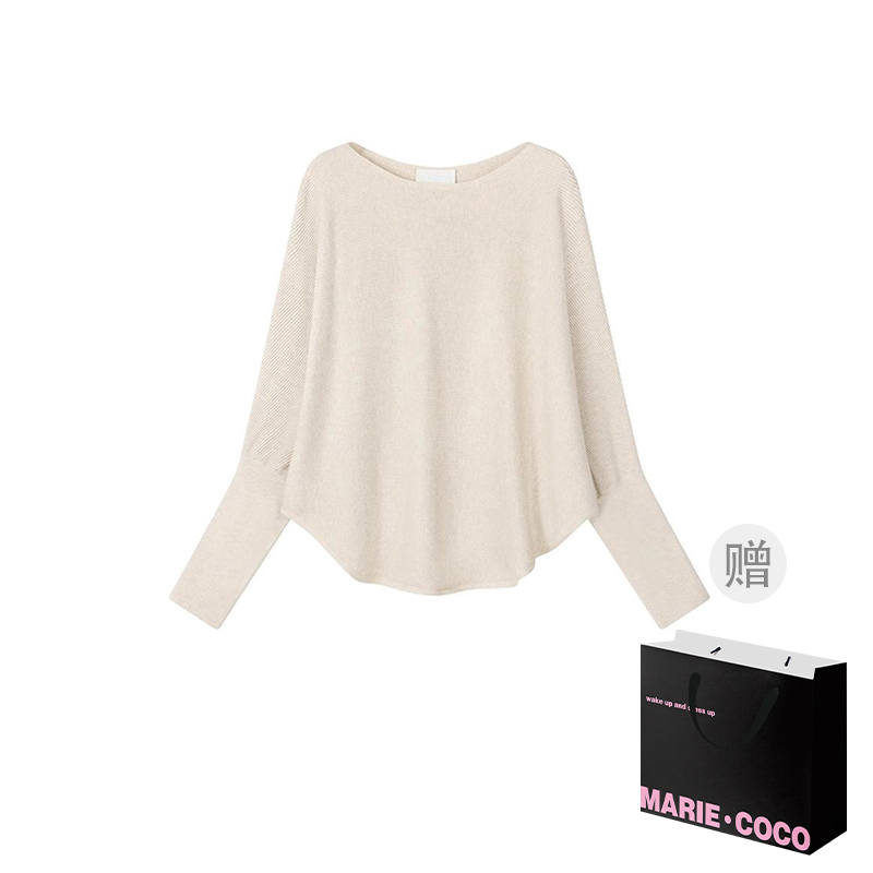 MARIE·COCO Knitwear Women's V Neck Moderate Batwing
