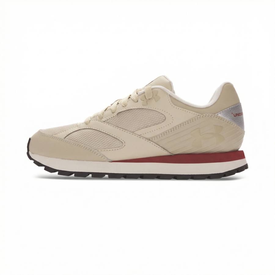 Under Armour Jogger Cushioning Abrasion Resistant Lightweight Low top Casual Shoes Men's Beige Brown