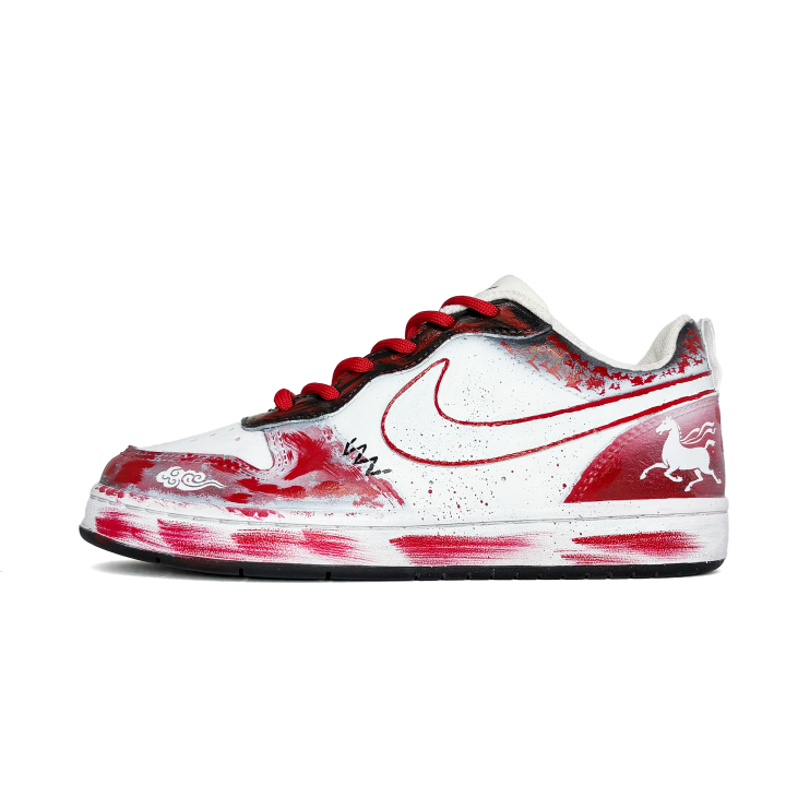 Nike Nike Court Borough Pony, Celebration, Auspicious Abrasion Resistant Slip Resistant Abrasion Resistant Slip Resistant