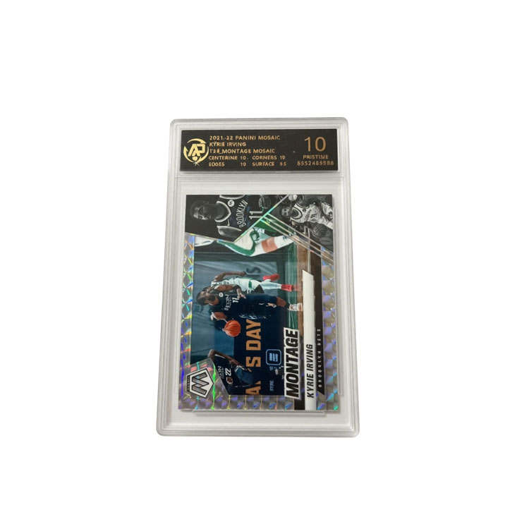 PANINI PANINI Mosaic Nets, Kyrie Irving, Silver Mosaics Refringence, Full Points, Rare Card Graded Cards 1 Pc