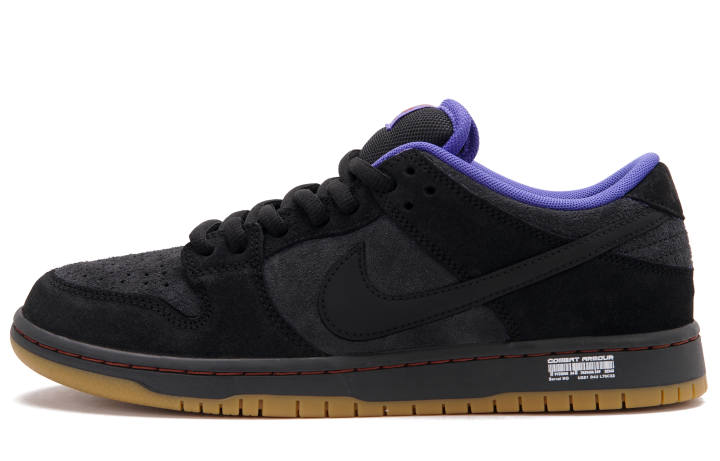 Nike Nike Dunk SB Black Hole Abrasion Resistant Low top Skateboard Shoes Unisex Black