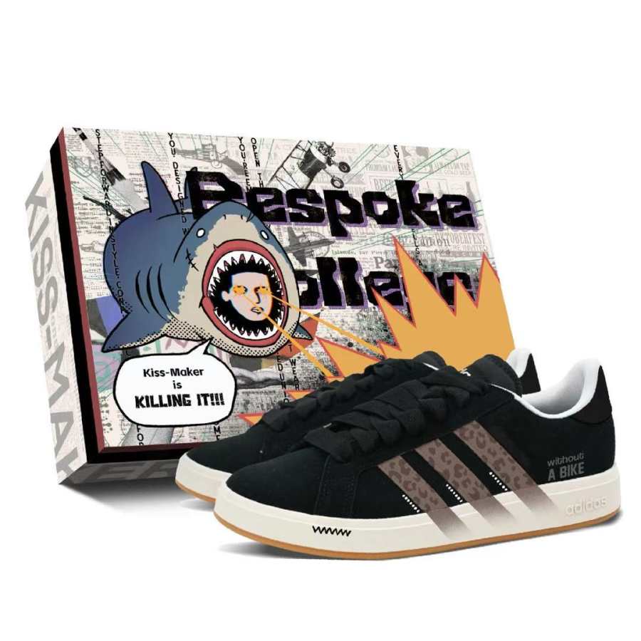 Adidas Adidas Grand Court Base 00s Synthetic Leather Lightweight And Breathable Low top Skateboard Shoes Unisex Brown