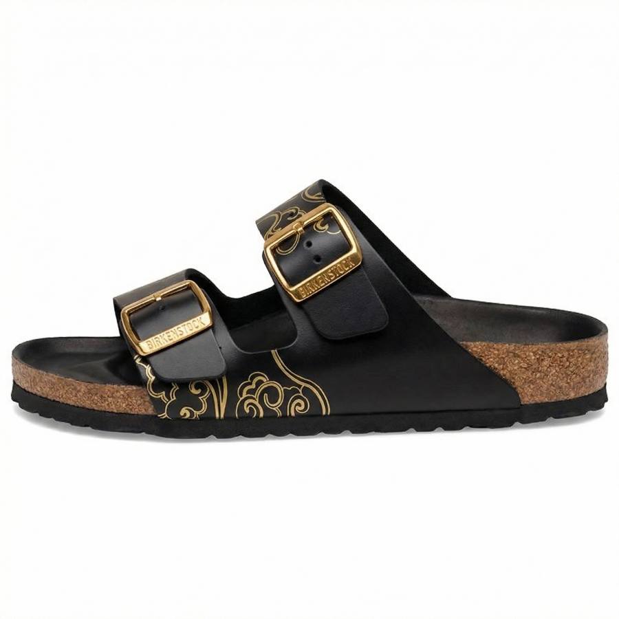 Birkenstock Arizona Birkenstock Shoes Unisex Black Regular Loose Fit