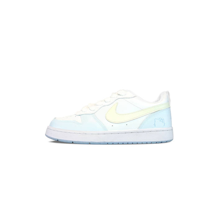 Nike Nike Court Borough Blue Meow Dimension Synthetic Leather, Leather Abrasion Resistant Breathable