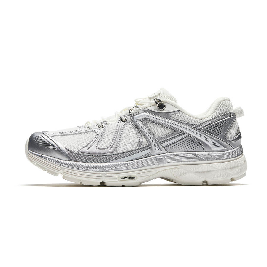 Anta Champion G02 Comfortable Low top Casual Shoes Women's White Silver