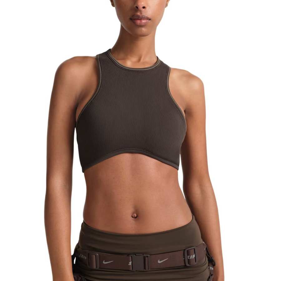 Nike NikeSKIMS Ribbed Seamless Women's Racerneck Bra