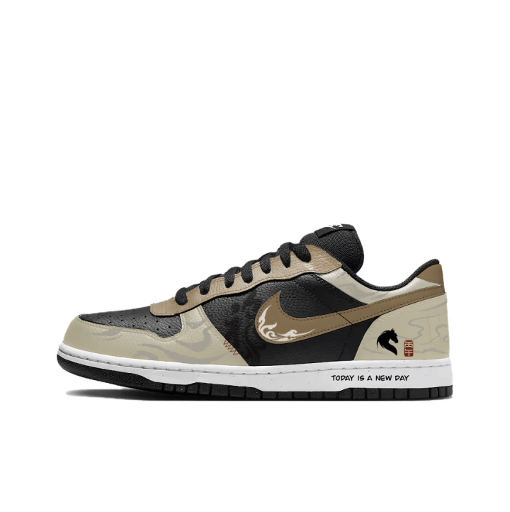Nike Nike Big Instant Prosperity Cushioning, Wear Resistant Low top Skateboard Shoes Men's Khaki
