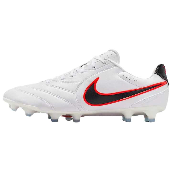 Nike Nike Tiempo Ligera Soccer Shoes Unisex White Red