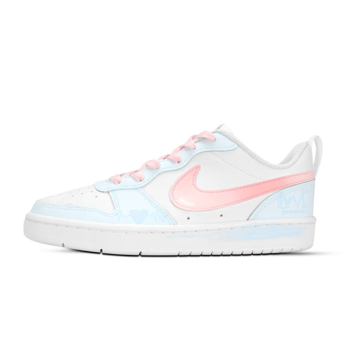 Nike Nike Court Borough Cardiac Trajectory Slip Resistant Abrasion Resistant Slip Resistant Abrasion Resistant Low top