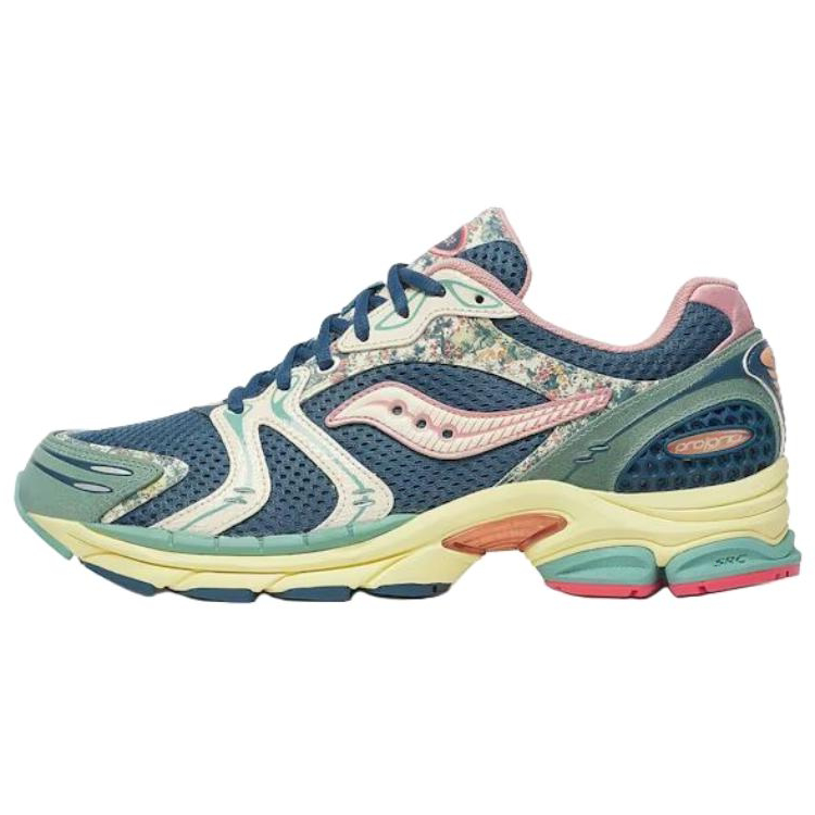 Saucony ProGrid Triumph Victory 4 Casual Running Shoes Unisex Blue Beige