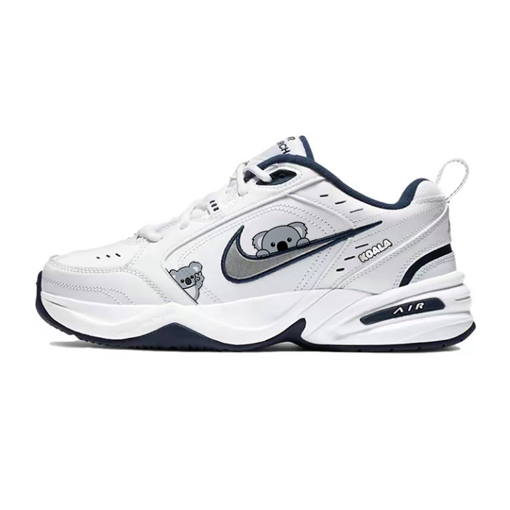 Nike Nike Air Monarch 4 Low top Chunky Sneakers Unisex White Blue
