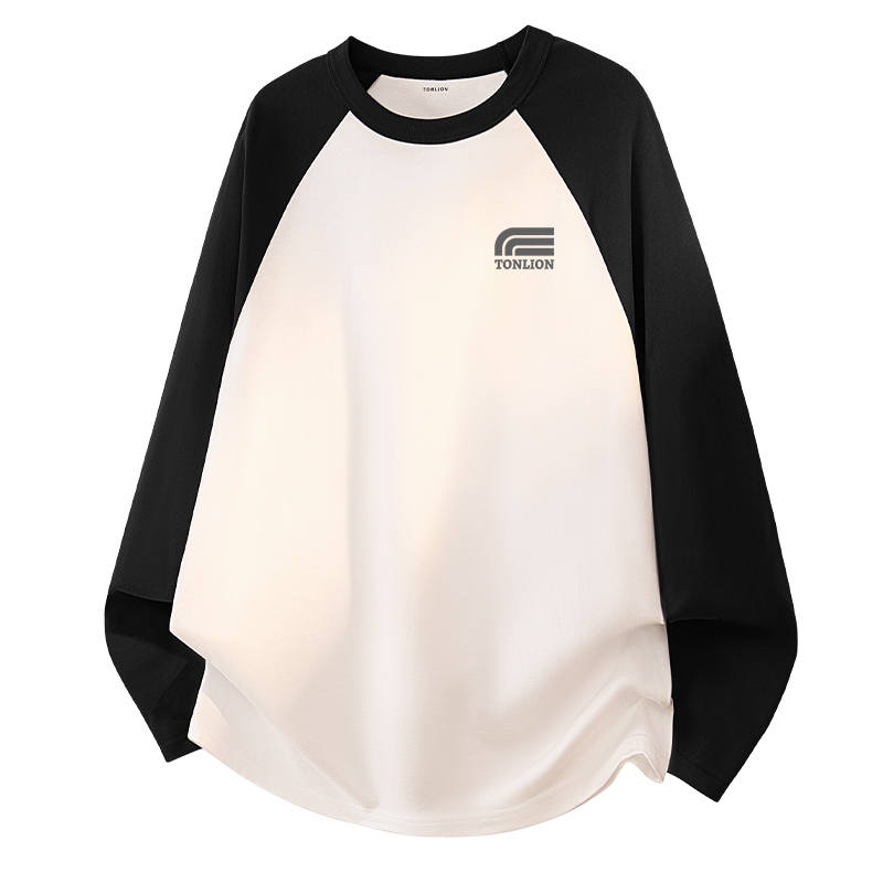 Tonlion T Shirts Unisex Crew Neck Moderate Straight Fit