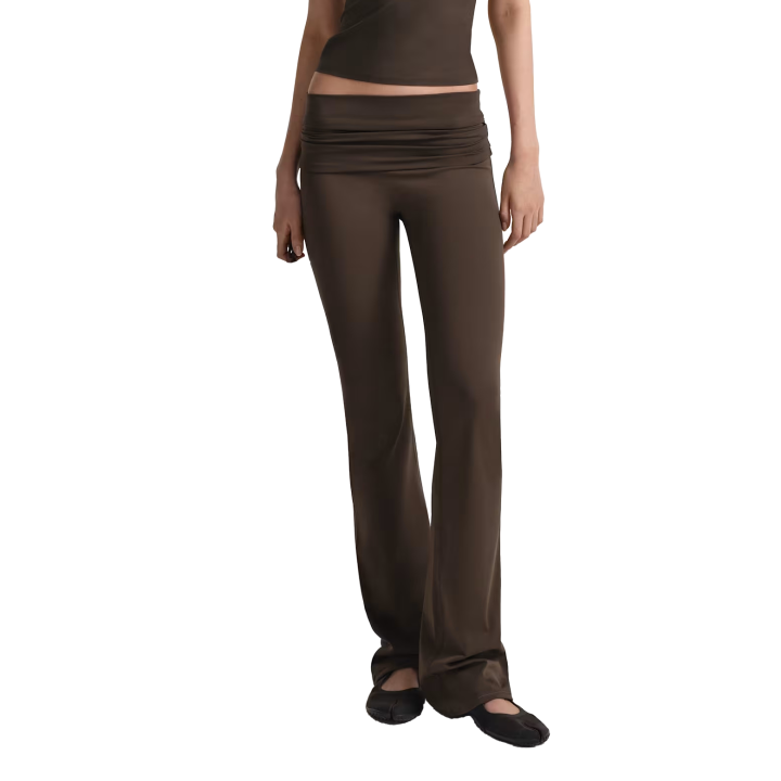 Nike NikeSKIMS Matte Women's Flared Fold-Over Waistband Pants