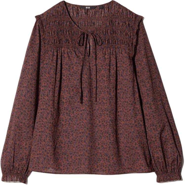 UNIQLO SS26 Shirts Women's Dark Umber Moderate