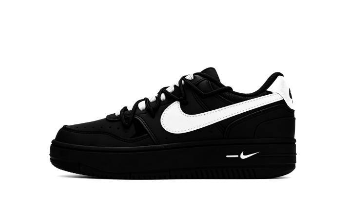 Nike Nike Gamma Force Minimalist Style Manuscript Abrasion Resistant Low top Skateboard Shoes Women's White Black