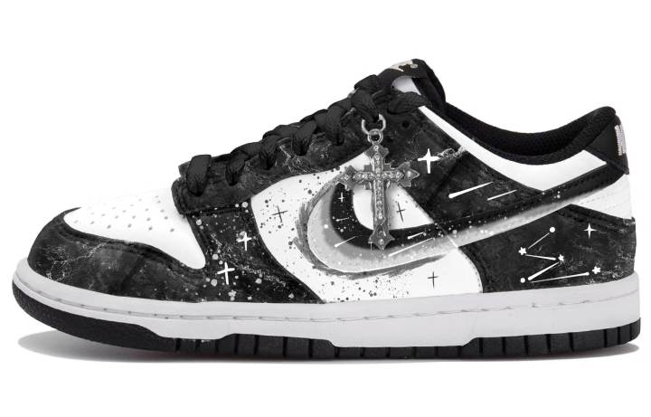 Nike Nike Dunk Low top Skateboard Shoes Black Teenagers