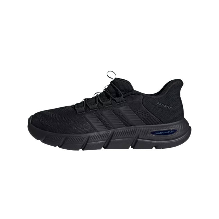 Adidas Adidas Cloudfoam Flex Rapidfit Textile, Synthetic Leather Breathable Low top Running Shoes Men's
