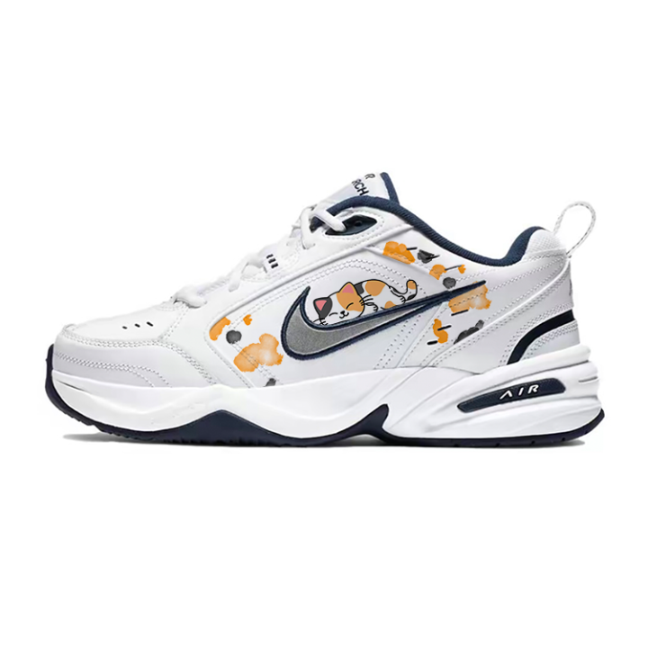 Nike Nike Air Monarch 4 Low top Chunky Sneakers Unisex White Blue
